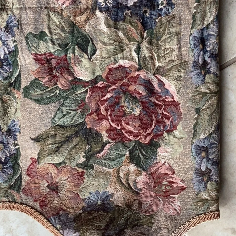 Floral Tapestry valance